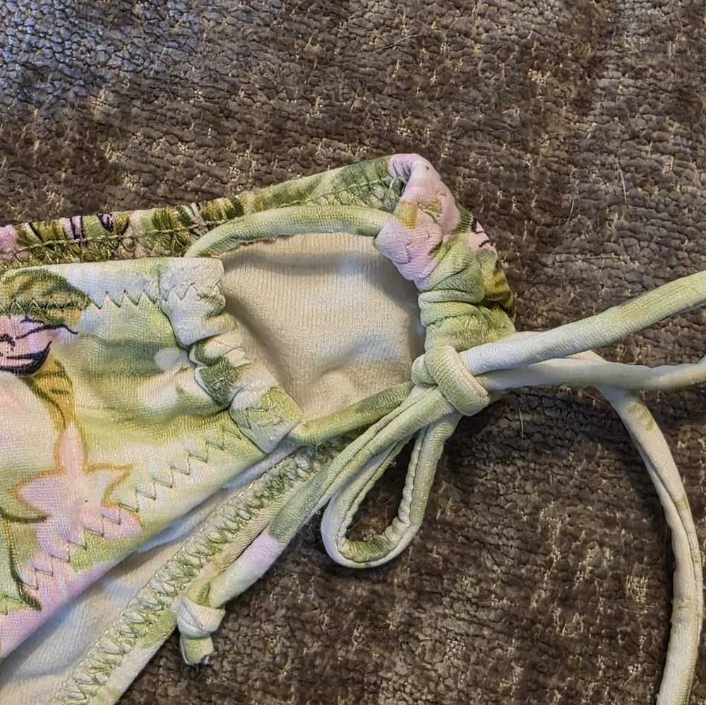 Vintage 2piece  Y2K Roxy By Quicksilver Triangle Bikini - Picture 10 of 11